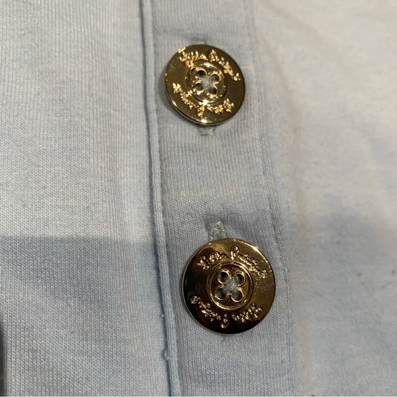 Lilly Pulitzer blue xs size women’s pullover long sleeve button - Picture 5 of 6